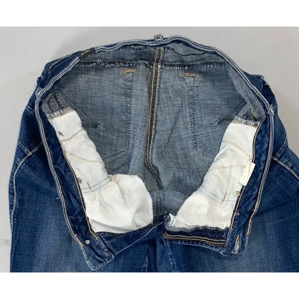 Aura by Wrangler Bootcut 5-Pocket Stretch Denim Jeans. Medium Wash, Women's 12. - Picture 7 of 9
